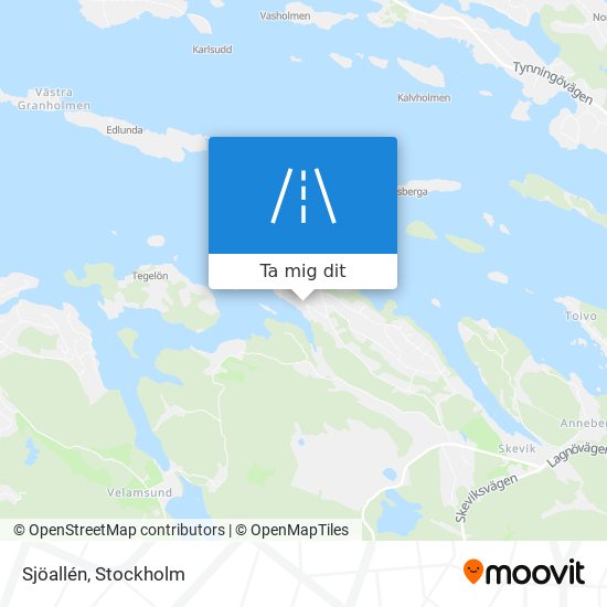 Sjöallén karta