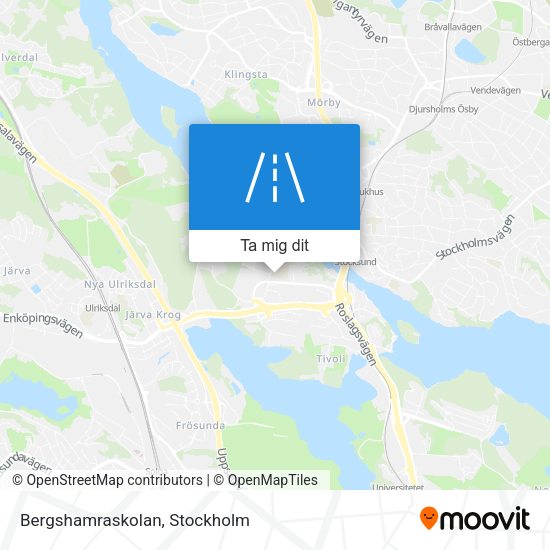Bergshamraskolan karta