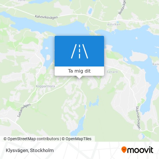 Klysvägen karta