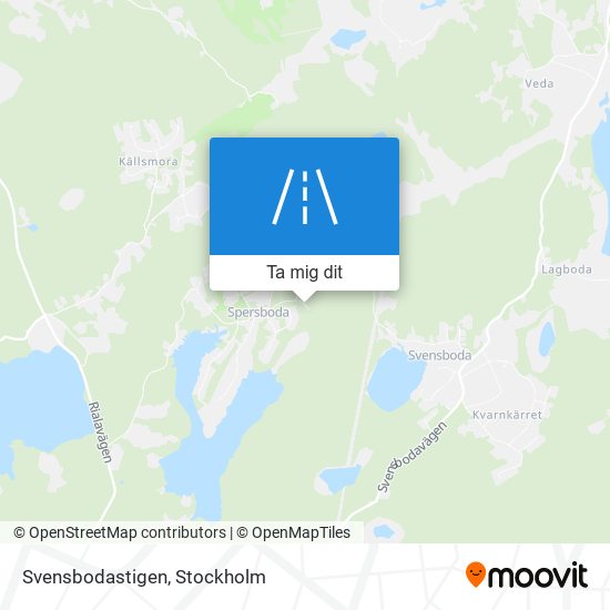 Svensbodastigen karta