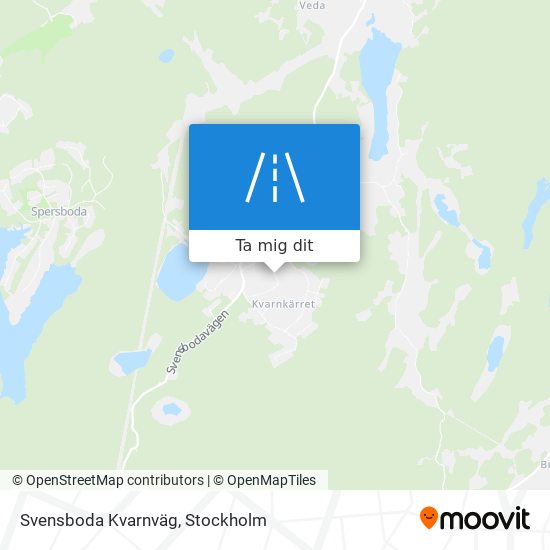 Svensboda Kvarnväg karta