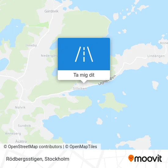 Rödbergsstigen karta