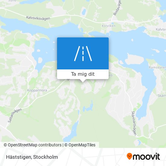 Häststigen karta