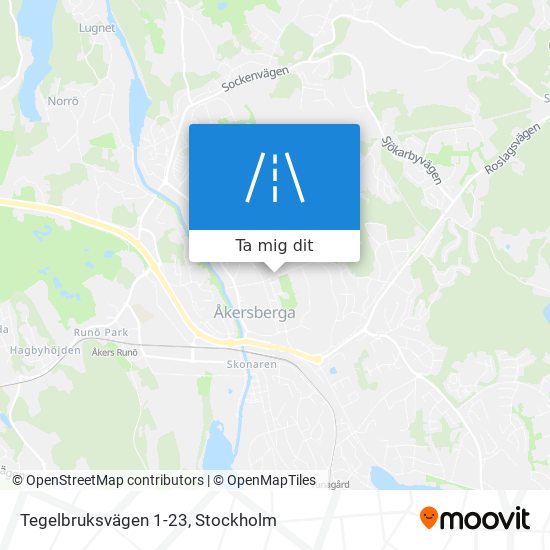 Tegelbruksvägen 1-23 karta