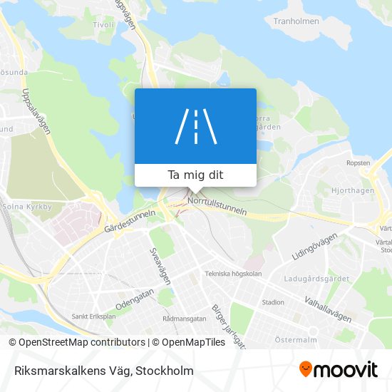 Riksmarskalkens Väg karta