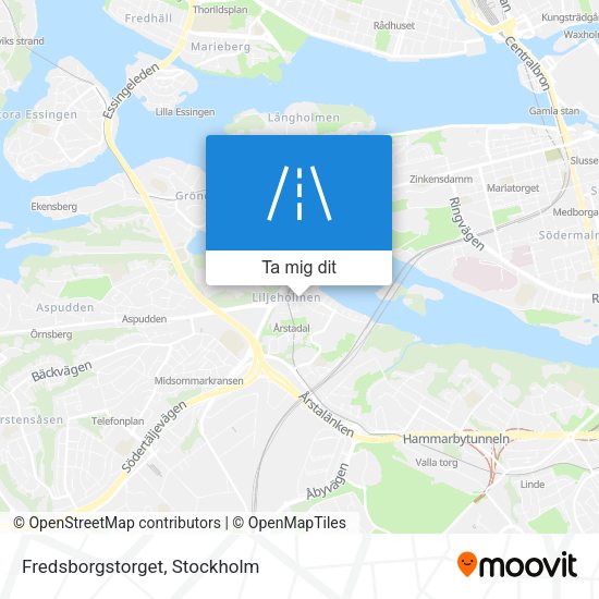 Fredsborgstorget karta