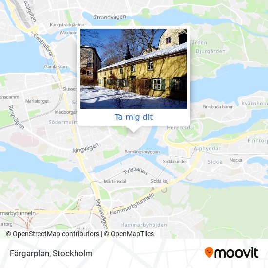 Färgarplan karta