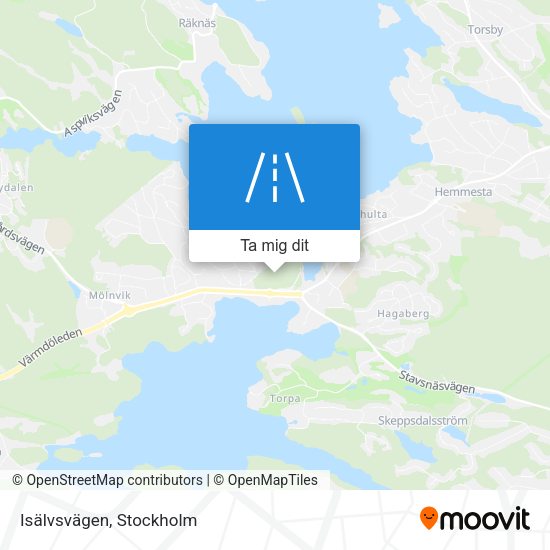 Isälvsvägen karta