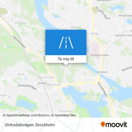 Ulriksdalsvägen karta