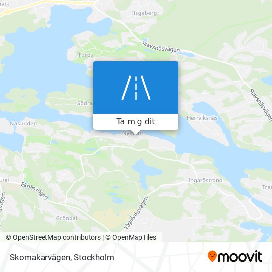 Skomakarvägen karta