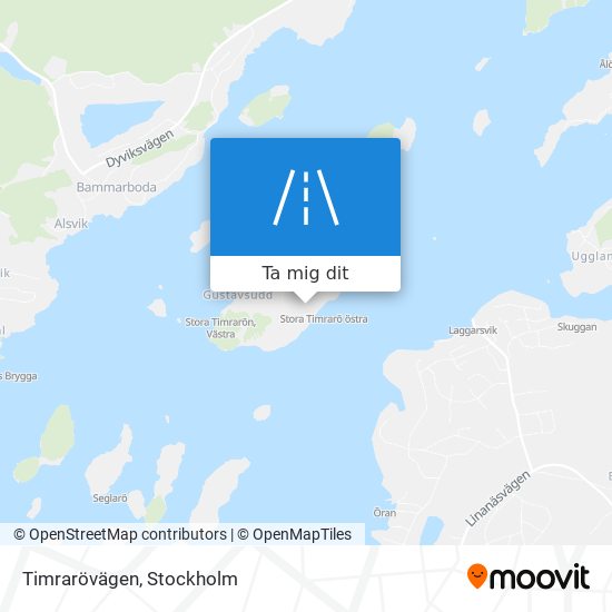 Timrarövägen karta