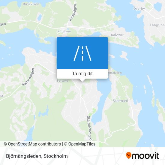 Björnängsleden karta