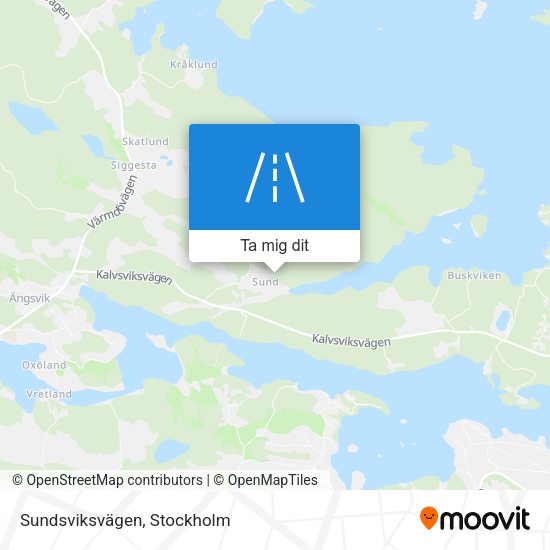 Sundsviksvägen karta
