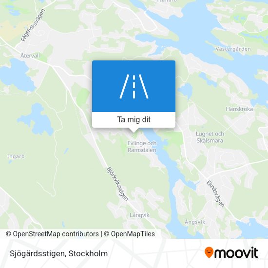 Sjögärdsstigen karta