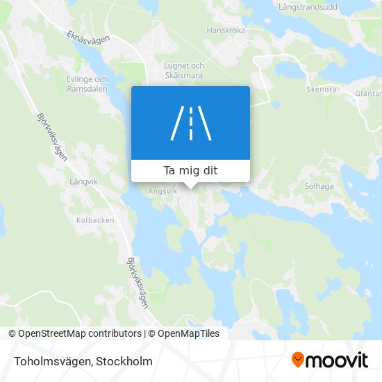 Toholmsvägen karta