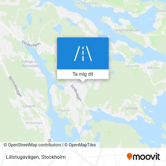 Lillstugavägen karta