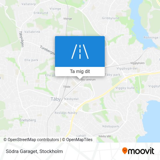 Södra Garaget karta