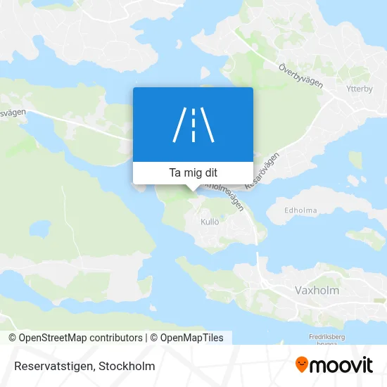 Reservatstigen karta