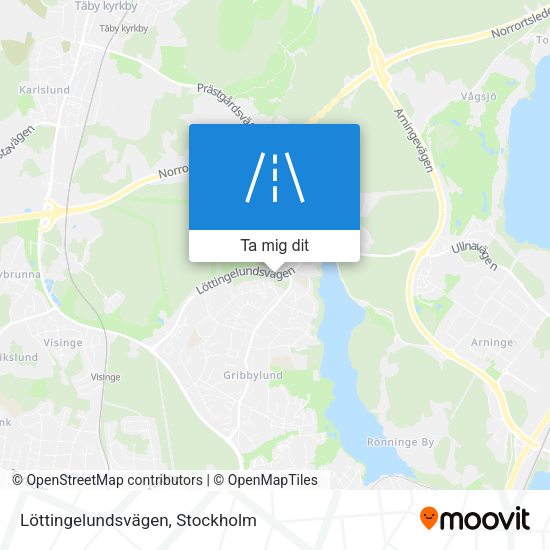Löttingelundsvägen karta