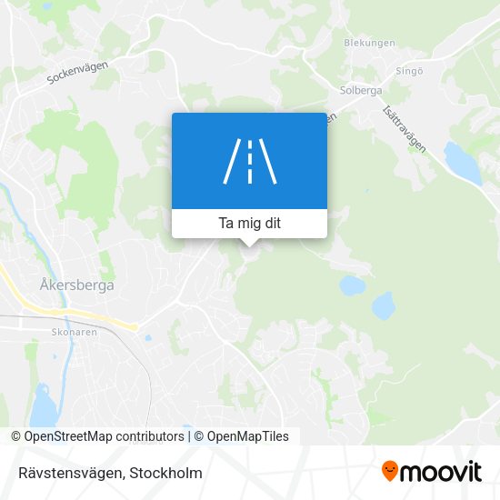 Rävstensvägen karta