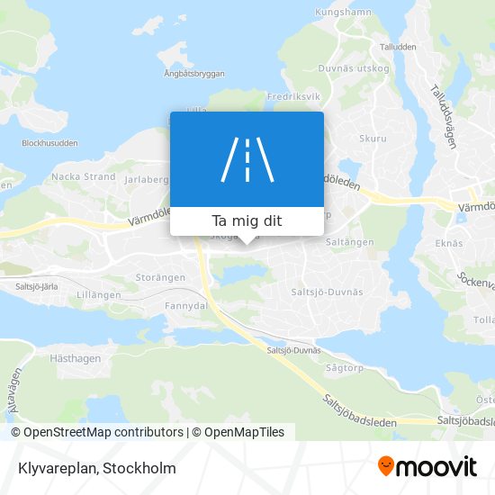 Klyvareplan karta