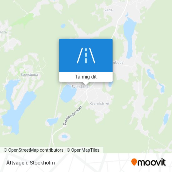 Ättvägen karta