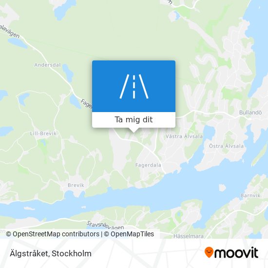 Älgstråket karta