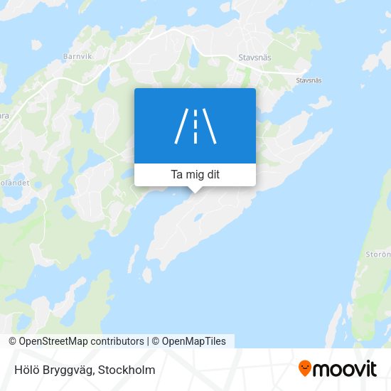 Hölö Bryggväg karta