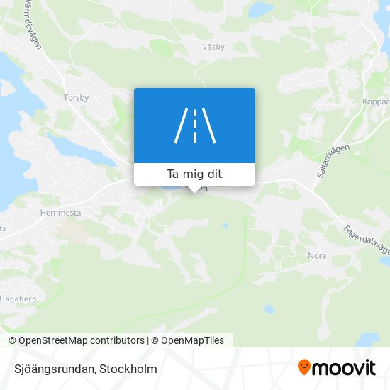 Sjöängsrundan karta