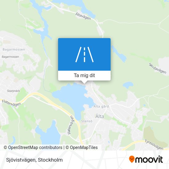 Sjövistvägen karta