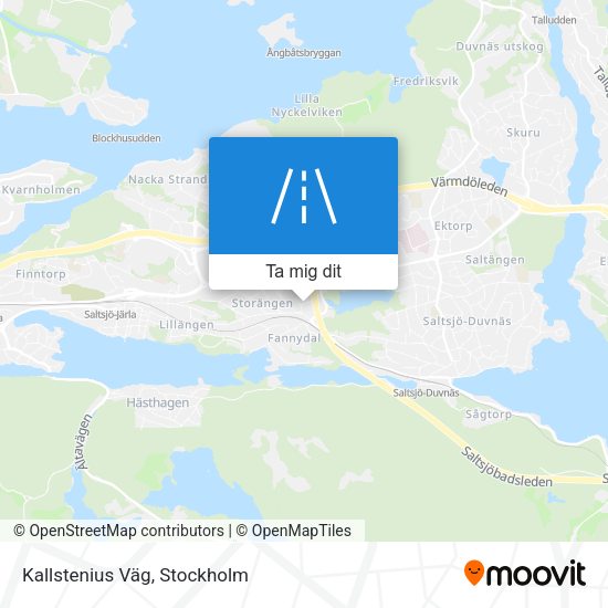 Kallstenius Väg karta