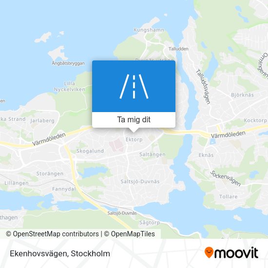 Ekenhovsvägen karta
