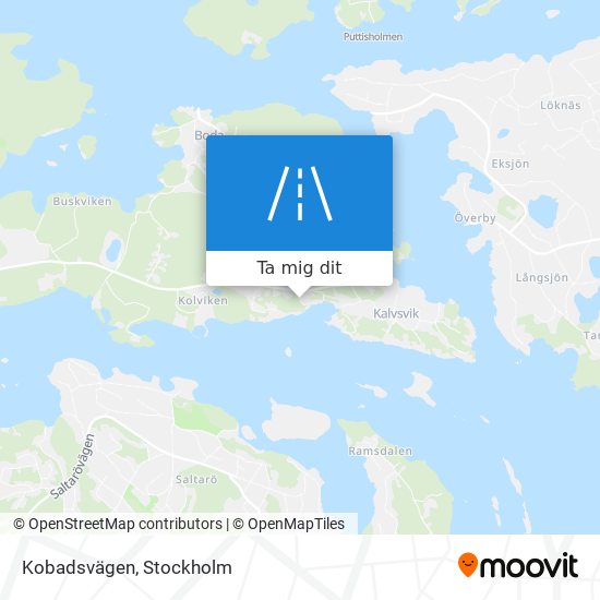 Kobadsvägen karta