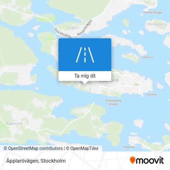 Äpplarövägen karta