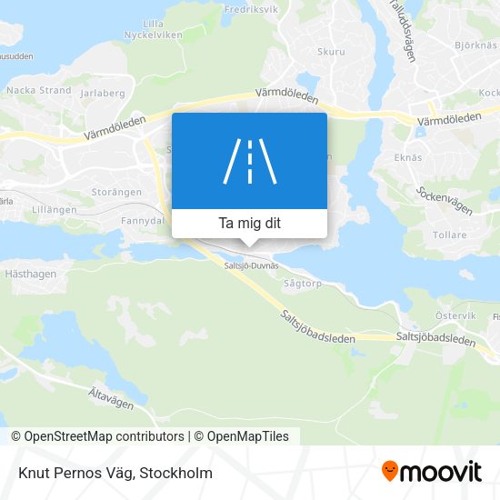 Knut Pernos Väg karta
