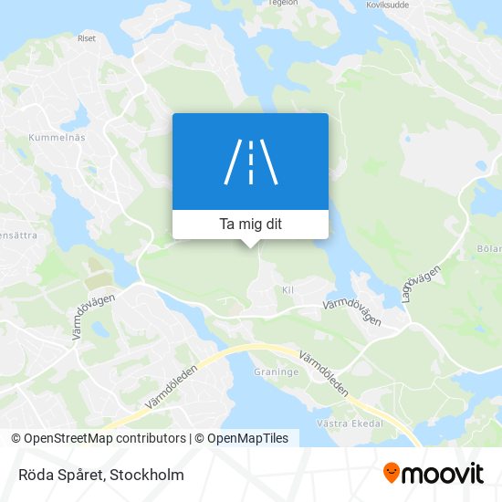 Röda Spåret karta