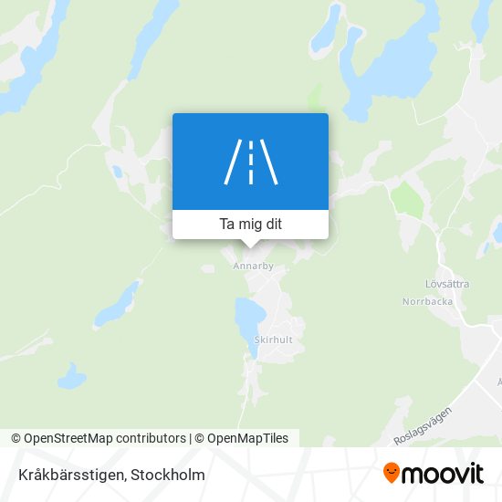 Kråkbärsstigen karta