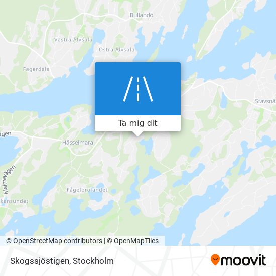 Skogssjöstigen karta