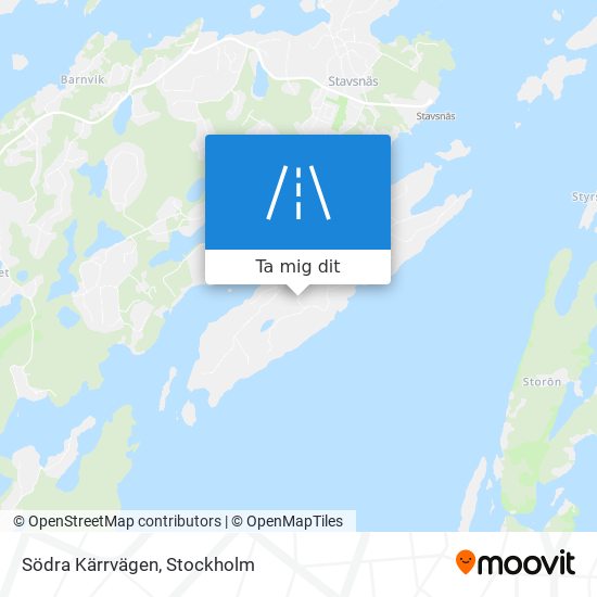 Södra Kärrvägen karta