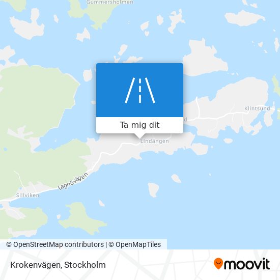 Krokenvägen karta