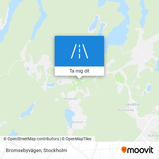 Bromsebyvägen karta