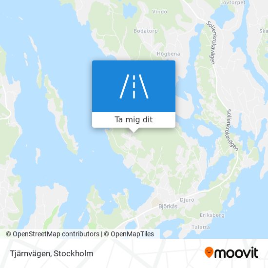 Tjärnvägen karta