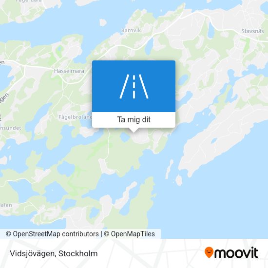 Vidsjövägen karta