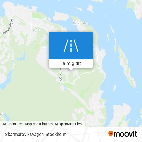 Skärmaröviksvägen karta