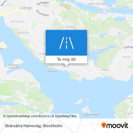 Skärsätra Hamnväg karta