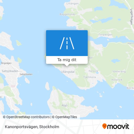 Kanonportsvägen karta