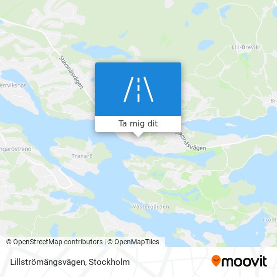 Lillströmängsvägen karta