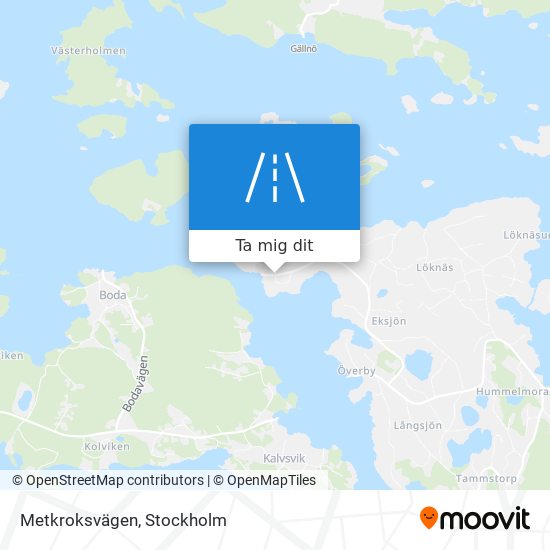 Metkroksvägen karta