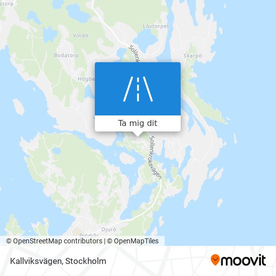 Kallviksvägen karta