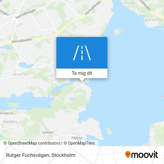 Rutger Fuchsvägen karta